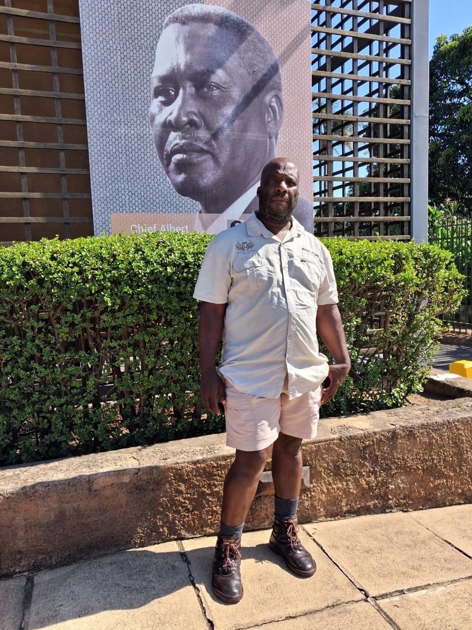 Guide at Chief Albert Luthuli Museum
